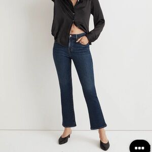 Madewell petite kick out crop jeans